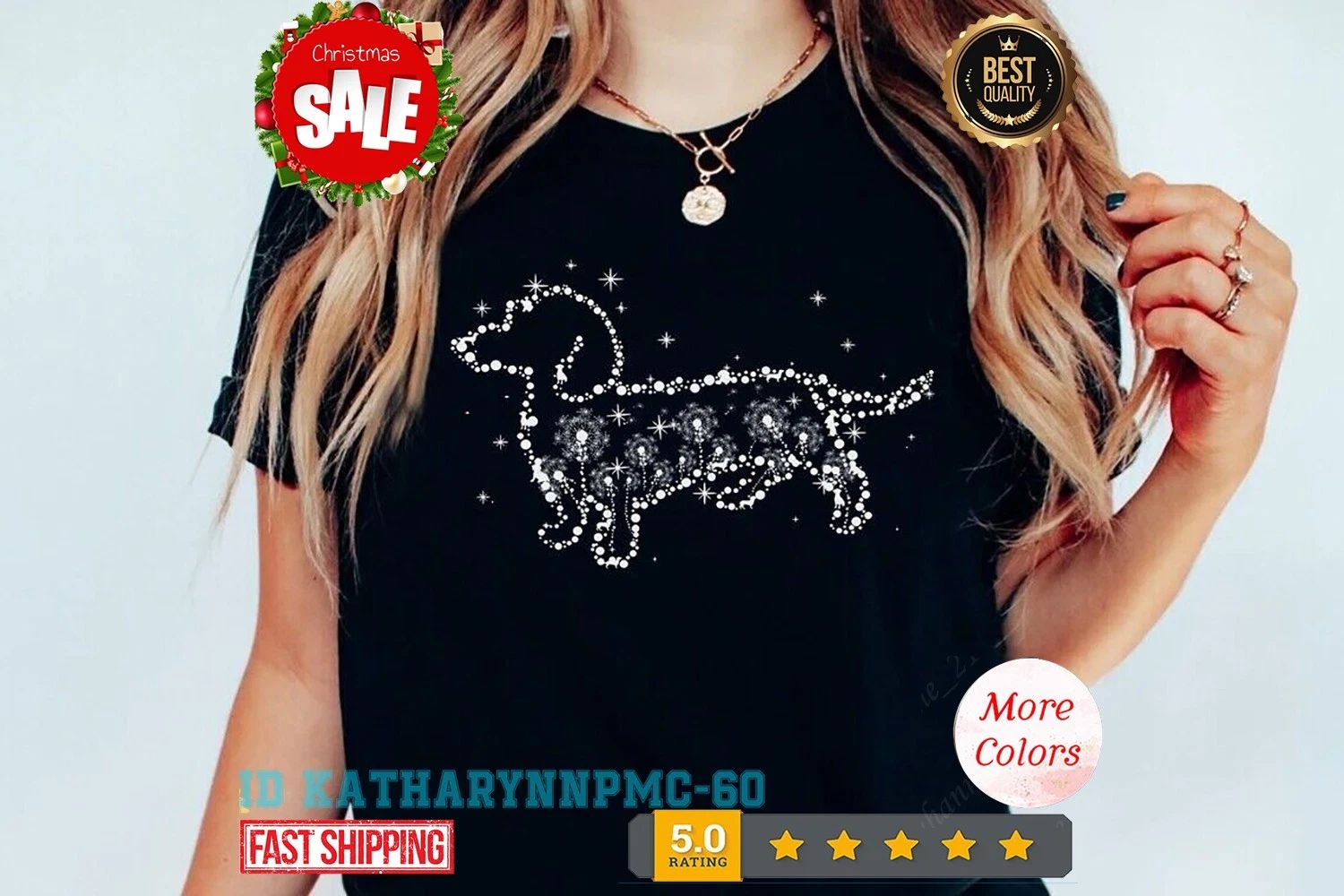 Cute Dachshund Wiener Dog Flower Fly Dandelion T-shirt, Pet Portrait Dog Love... Unisex T-shirt, Sweatshirt, Hoodie, Long Sleeve Tee - T-Shirt, Sweatshirt, Hoodie