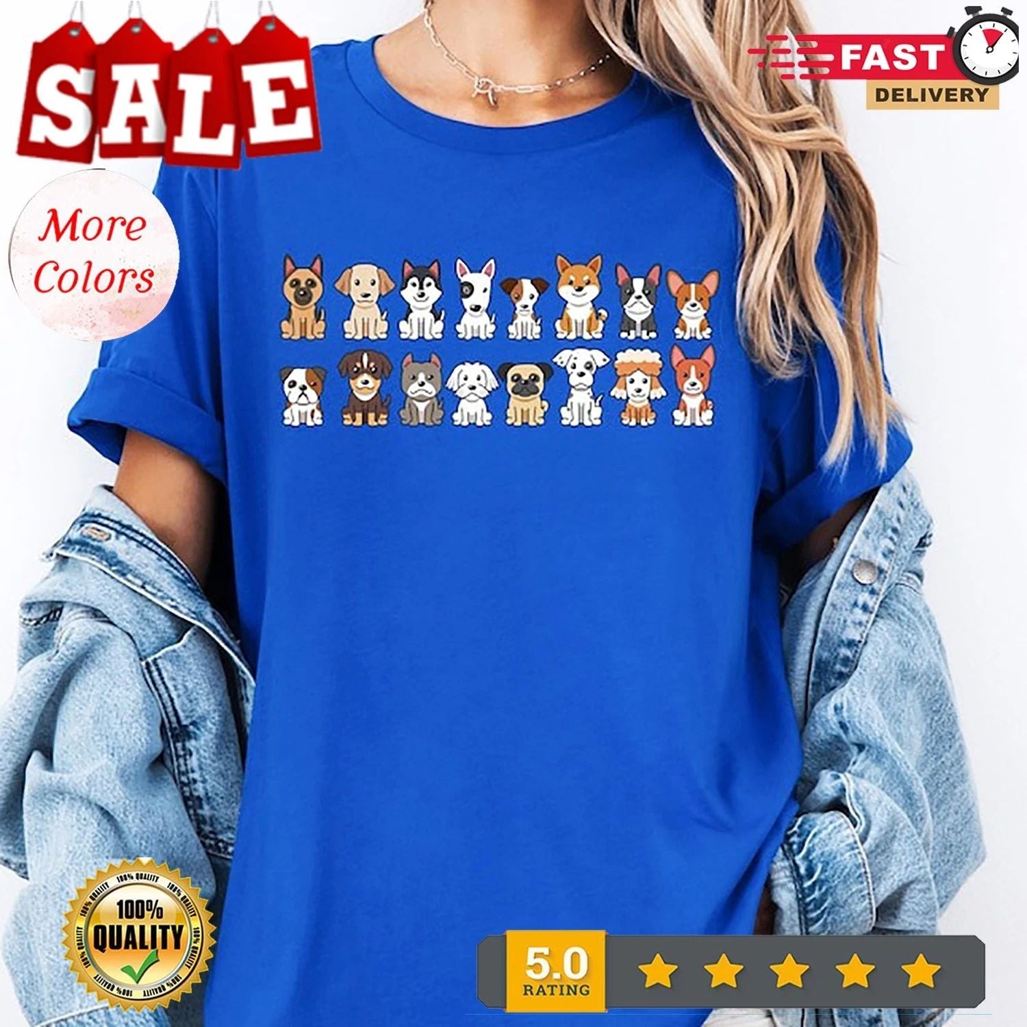 Dog Lover Animal Tshirt, Dog Owner Shirt, Gift For Dog Lover, Pet Lover Gift,... Unisex T-shirt, Sweatshirt, Hoodie, Long Sleeve Tee - T-Shirt, Sweatshirt, Hoodie