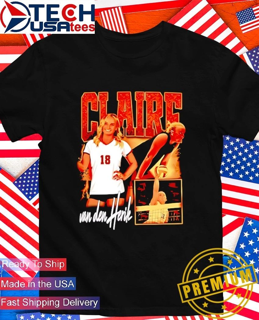 Laire Van Den Herik Volleyball player shirt Unisex T-shirt, Sweatshirt, Hoodie, Long Sleeve Tee - T-Shirt, Sweatshirt, Hoodie