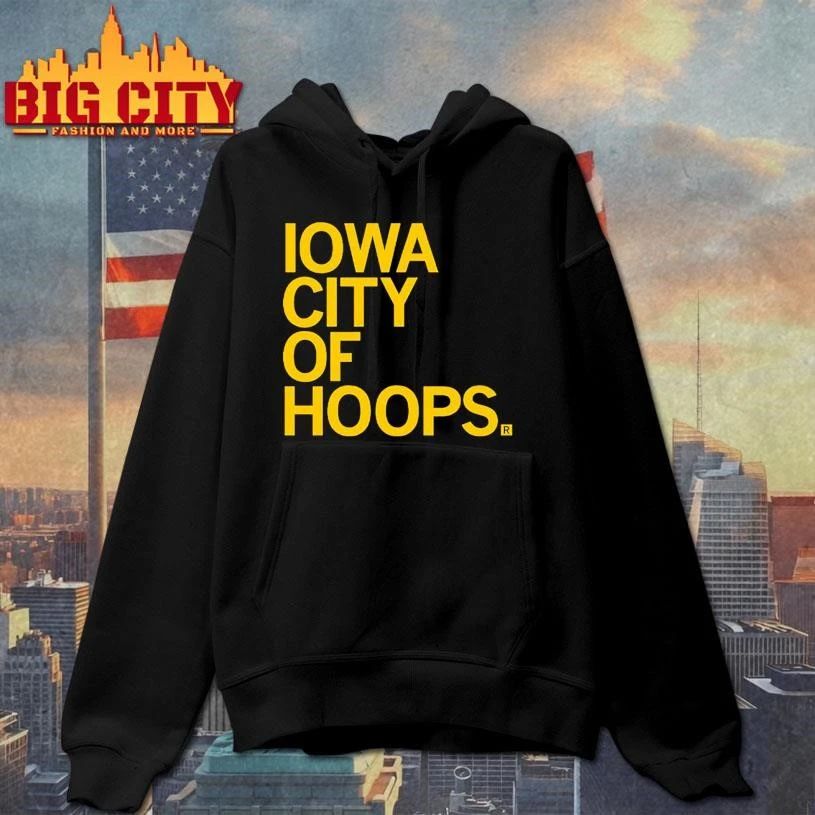 Iowa City of Hoops Graphic - Adult & Kids T-Shirts, Sweatshirts & Hoodies apparel design preview 2