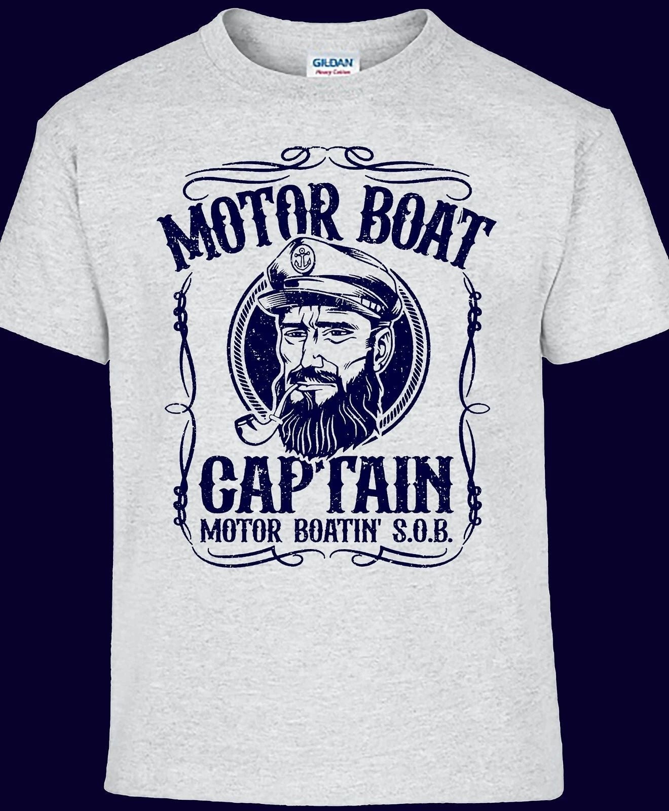 Motor Boat Captain T-shirt Unisex T-shirt, Sweatshirt, Hoodie, Long Sleeve Tee - T-Shirt, Sweatshirt, Hoodie