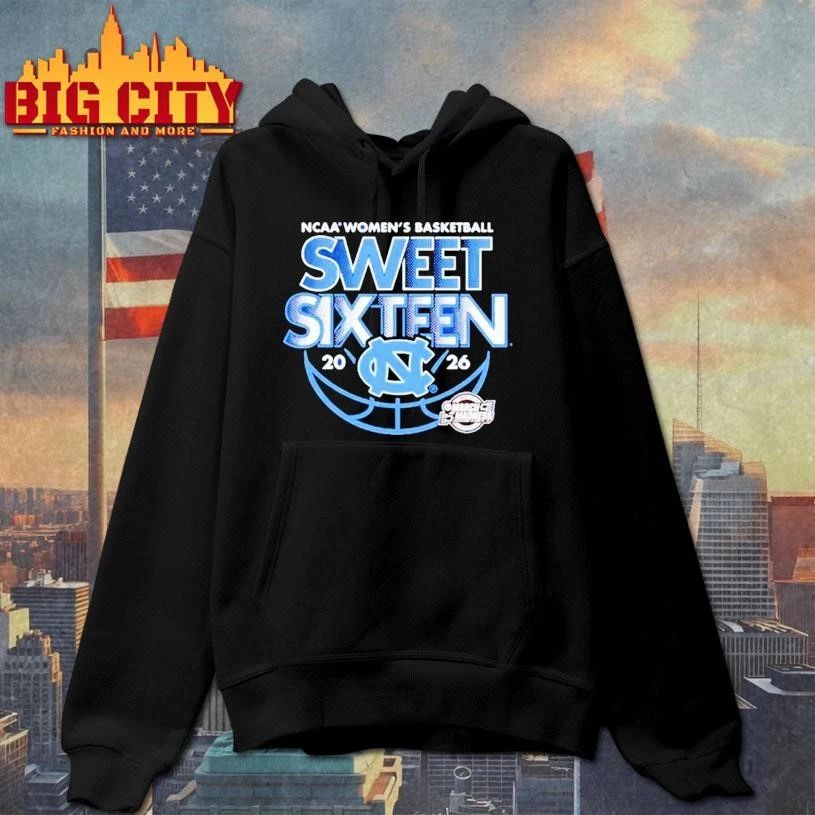 UNC Women's Basketball 2026 NCAA March Madness Sweet - Adult & Kids T-Shirts, Sweatshirts & Hoodies apparel design preview 2