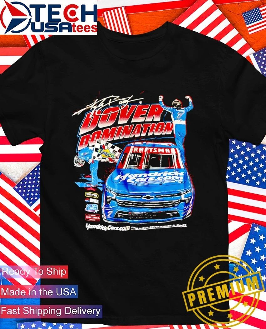 Dover Domination Spire Motorsports Kyle Busch signature shirt Unisex T-shirt, Sweatshirt, Hoodie, Long Sleeve Tee - T-Shirt, Sweatshirt, Hoodie