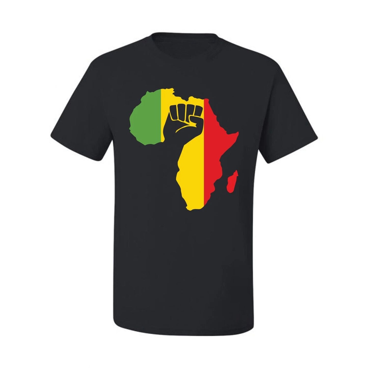 Black Power Africa Fist Pan African Pride Fashion Men Graphic Tshirt Unisex T-shirt, Sweatshirt, Hoodie, Long Sleeve Tee - T-Shirt, Sweatshirt, Hoodie