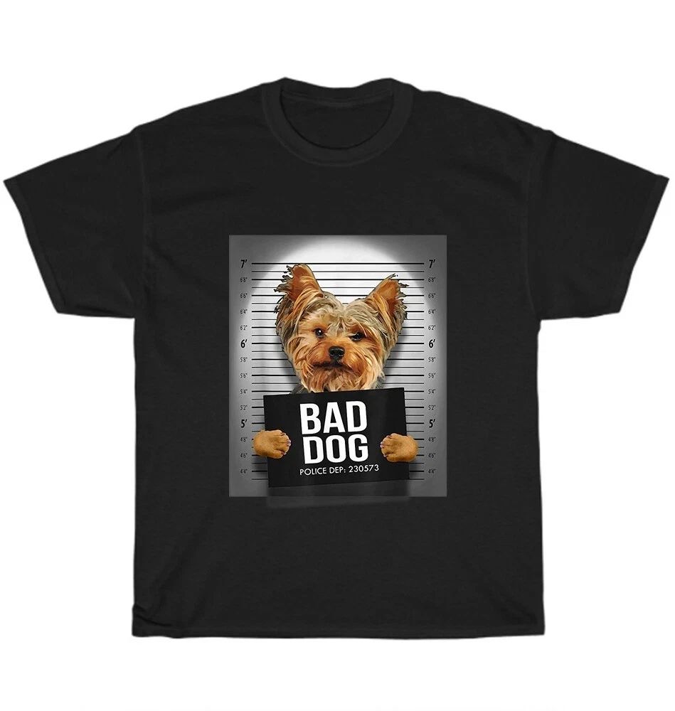 Yorkie Mugshot Jail Yorkshire Terrier Dog Pet Puppy Lover T-Shirt Unisex T-shirt, Sweatshirt, Hoodie, Long Sleeve Tee - T-Shirt, Sweatshirt, Hoodie