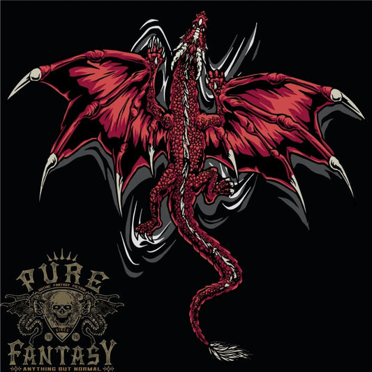 A Climbing Dragon Fantasy Mens T-Shirt 100% Cotton Unisex T-shirt, Sweatshirt, Hoodie, Long Sleeve Tee - T-Shirt, Sweatshirt, Hoodie