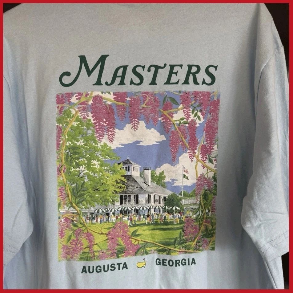 HOT SALE - 2026 Masters Clubhouse T Shirt Reprint Gildan Light Blue Graphic Tee Unisex T-shirt, Sweatshirt, Hoodie, Long Sleeve Tee - T-Shirt, Sweatshirt, Hoodie