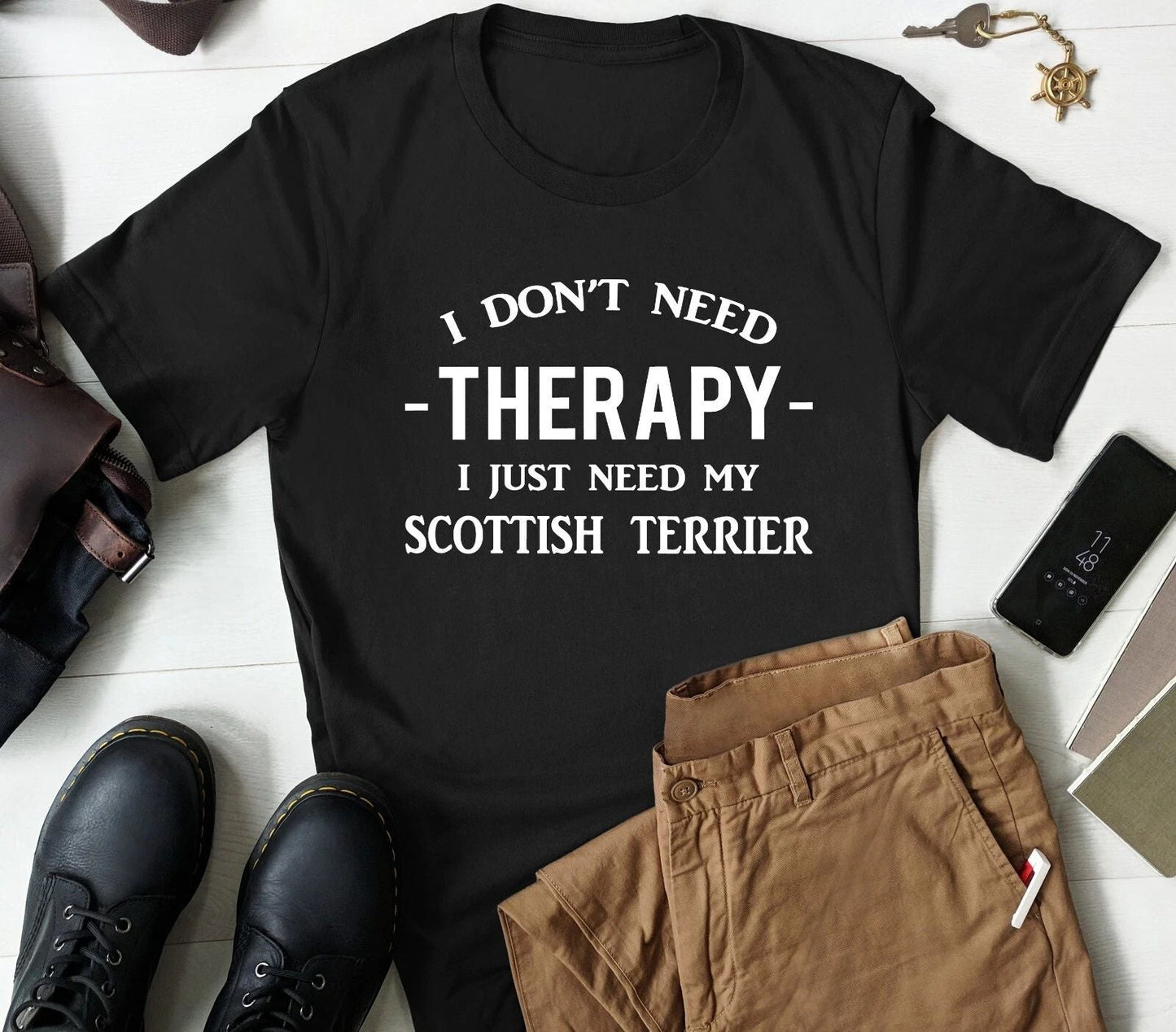 Scottish Terrier Owner T-shirt Dog Person Gifts Funny Dog Lover Tee Men & Women Unisex T-shirt, Sweatshirt, Hoodie, Long Sleeve Tee - T-Shirt, Sweatshirt, Hoodie