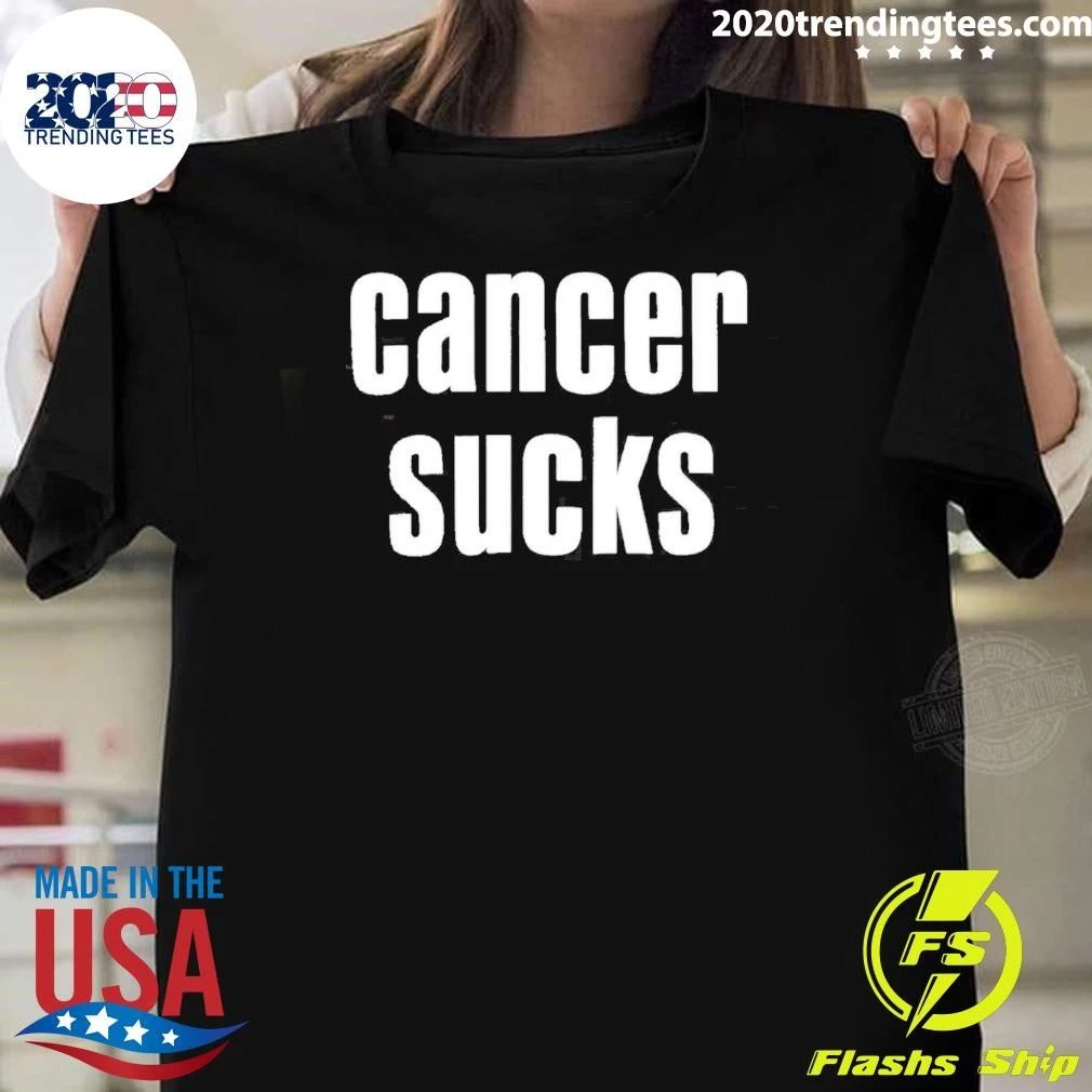 Lucky Anya Taylor Cancer Sucks Shirt Unisex T-shirt, Sweatshirt, Hoodie, Long Sleeve Tee - T-Shirt, Sweatshirt, Hoodie