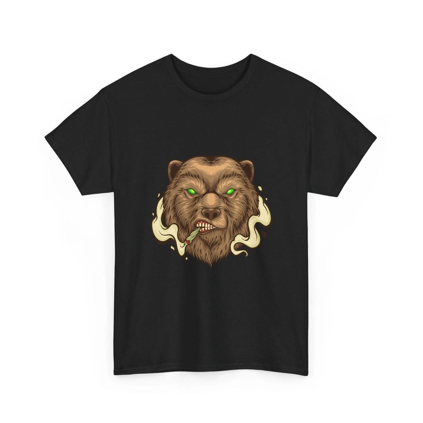 Glowing-Eyed Werebear Head Tee | Fantasy Monster Shirt Unisex T-shirt, Sweatshirt, Hoodie, Long Sleeve Tee - T-Shirt, Sweatshirt, Hoodie
