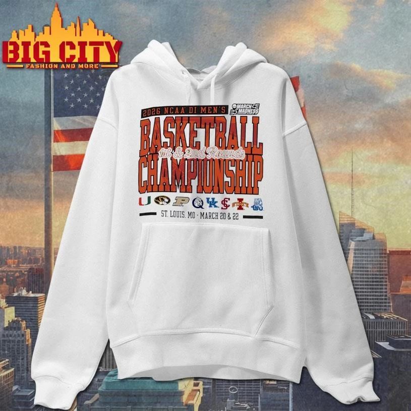 NCAA DI Men's Basketball Championship 2026 March - Adult & Kids T-Shirts, Sweatshirts & Hoodies apparel design preview 2