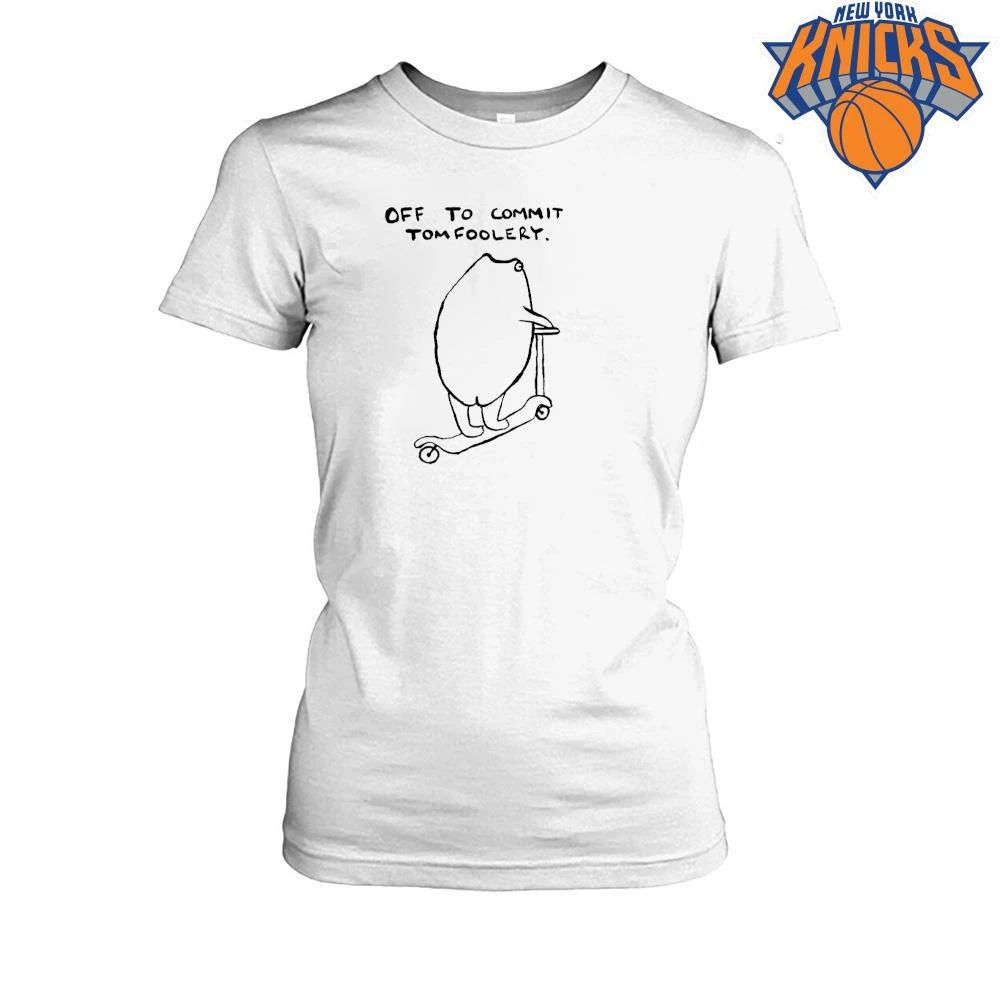 Off To Commit Tomfoolery Minimalist Character Scooter - Adult & Kids T-Shirts, Sweatshirts & Hoodies apparel design preview 4