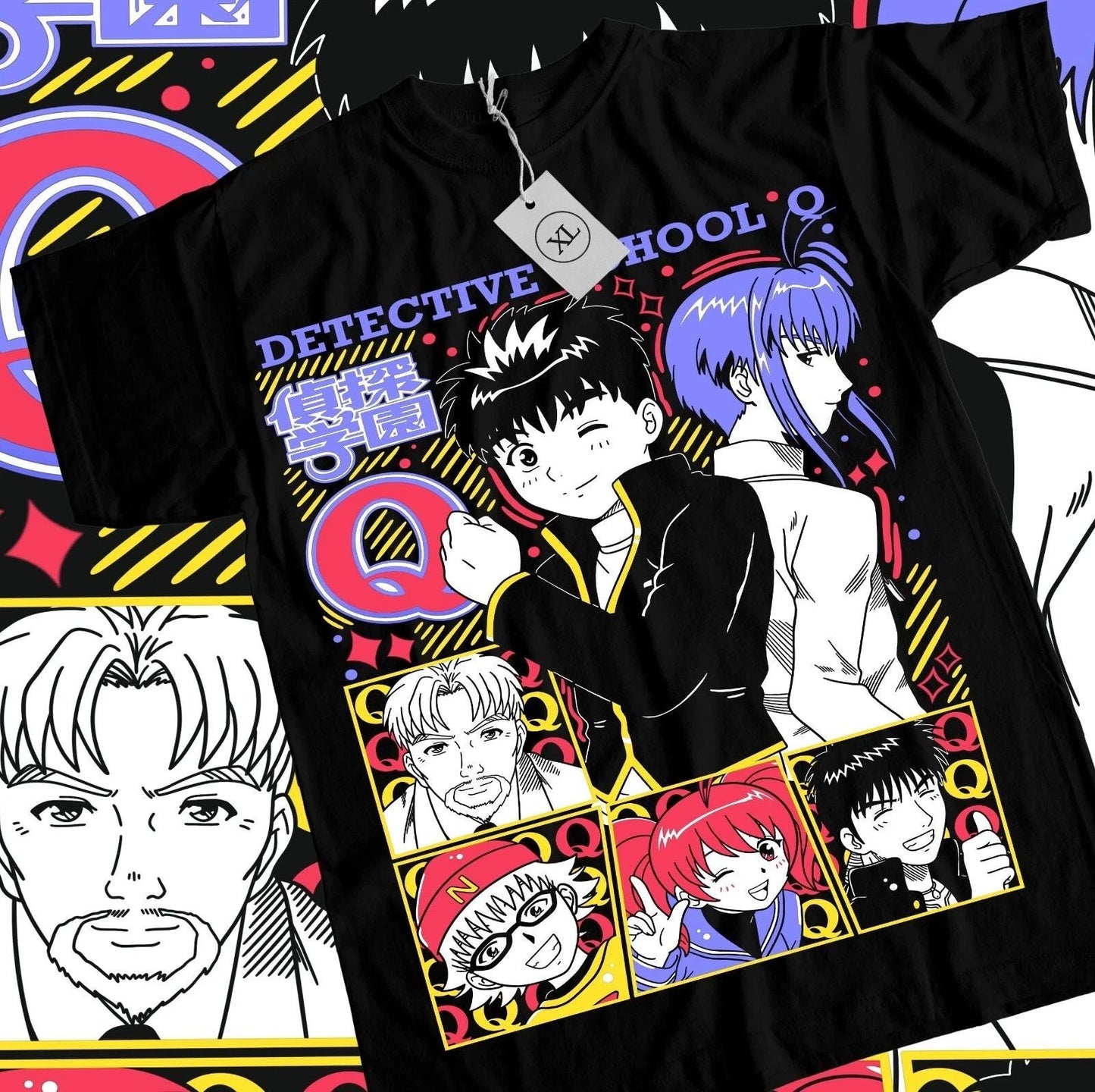 Detective School Q T-Shirt Funny Mom Girl Anime Kawaii Waifu Shirt Tee All Size Unisex T-shirt, Sweatshirt, Hoodie, Long Sleeve Tee - T-Shirt, Sweatshirt, Hoodie