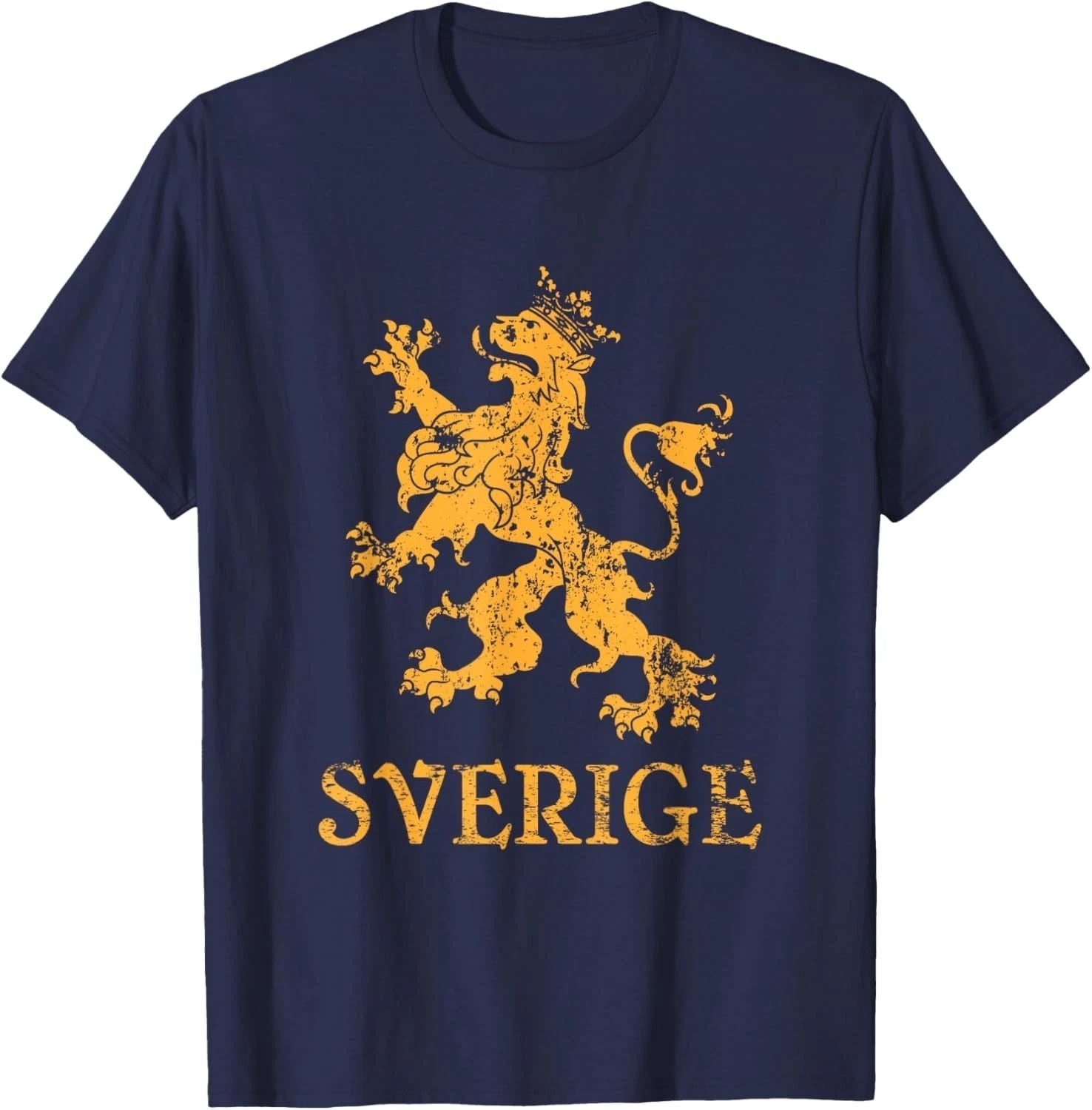Sverige Sweden Lion Symbol Swedish Pride T-Shirt Unisex T-shirt, Sweatshirt, Hoodie, Long Sleeve Tee - T-Shirt, Sweatshirt, Hoodie
