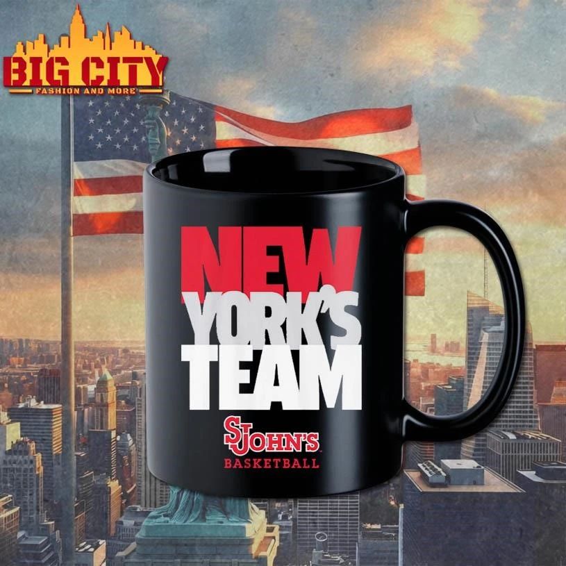 New York's Team Text Stack St. John's Basketball - Adult & Kids T-Shirts, Sweatshirts & Hoodies apparel design preview 3