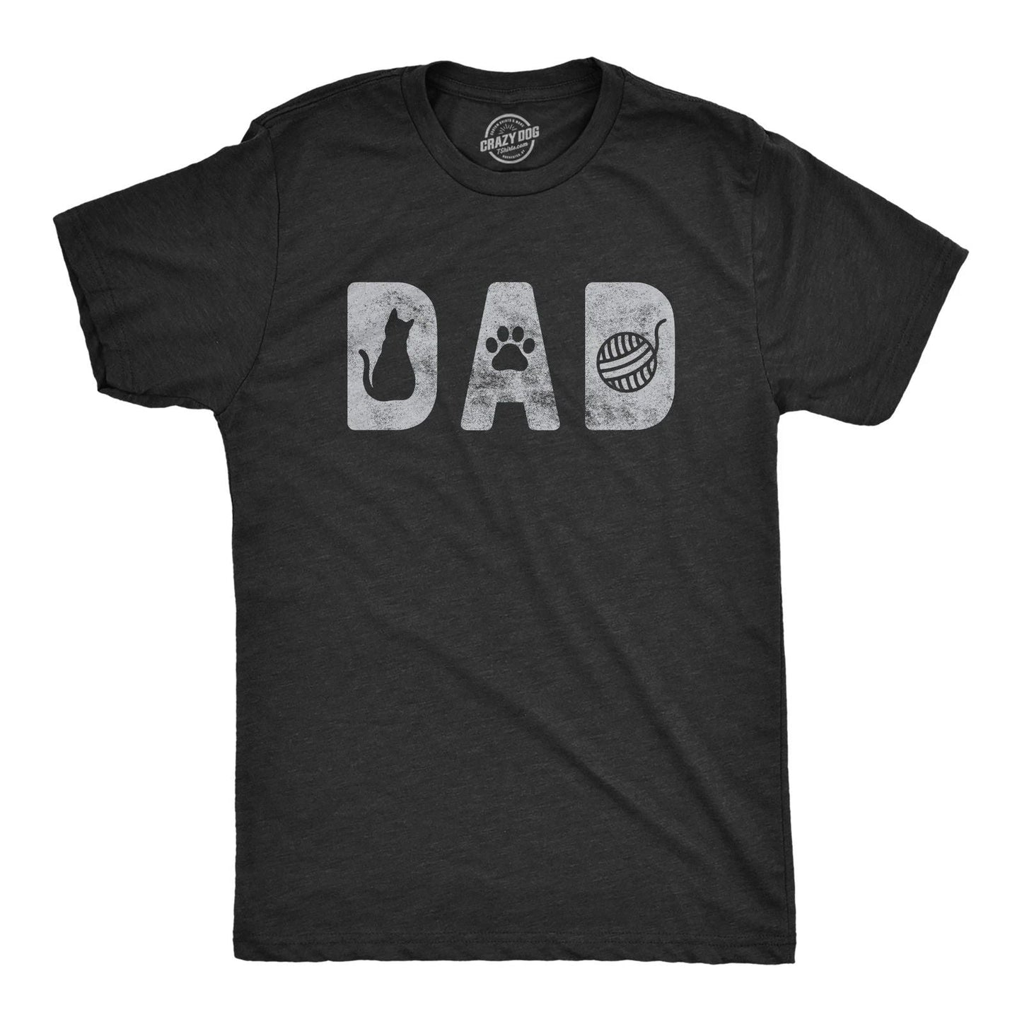 Mens Dad Cat T Shirt Funny Pet Kitty Cute Dad Graphic Novelty Tee Unisex T-shirt, Sweatshirt, Hoodie, Long Sleeve Tee - T-Shirt, Sweatshirt, Hoodie