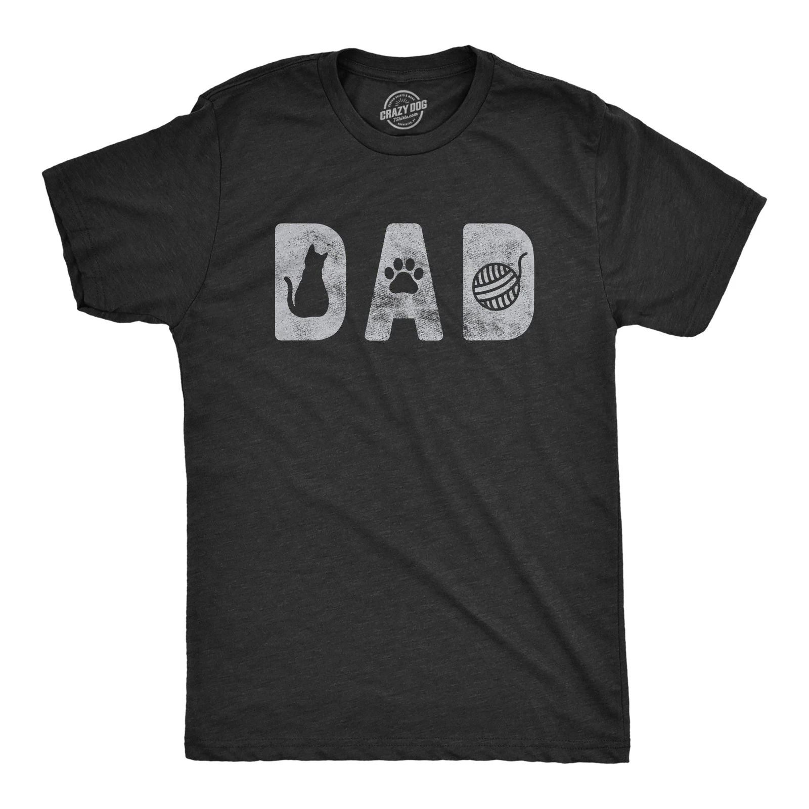Mens Dad Cat T Shirt Funny Pet Kitty Cute Dad Graphic Novelty Tee Unisex T-shirt, Sweatshirt, Hoodie, Long Sleeve Tee - T-Shirt, Sweatshirt, Hoodie