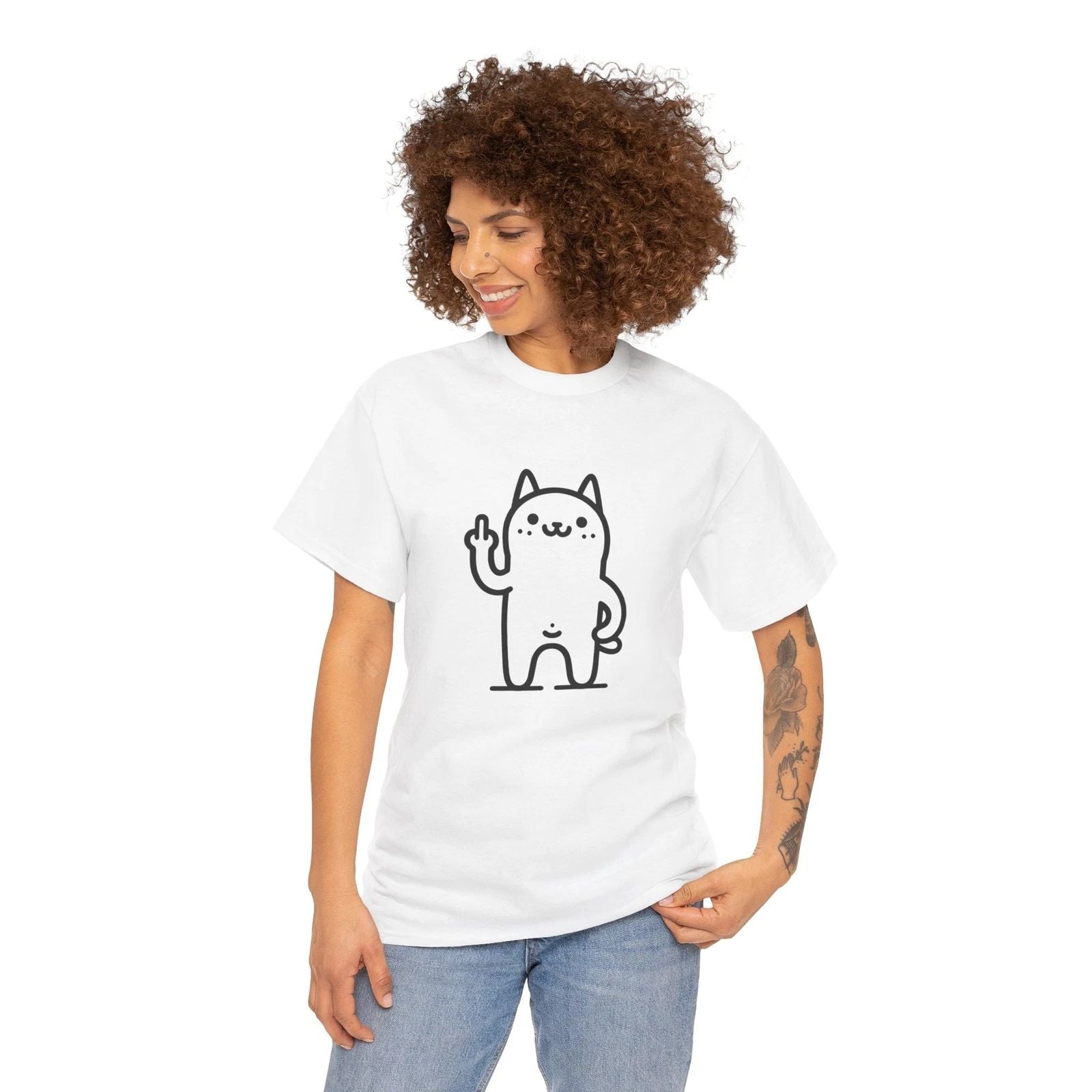 Funny Cat Graphic Tee, Unisex, Cute Cat Shirt, Gift for Cat Lovers Unisex T-shirt, Sweatshirt, Hoodie, Long Sleeve Tee - T-Shirt, Sweatshirt, Hoodie