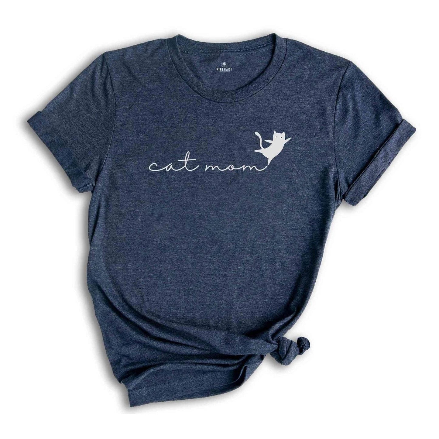 Cat Mom Shirt, Cat Dad Shirt, Cute Shirt, Black Kitty Shirt, Gift for Cat Lover, Unisex T-shirt, Sweatshirt, Hoodie, Long Sleeve Tee - T-Shirt, Sweatshirt, Hoodie