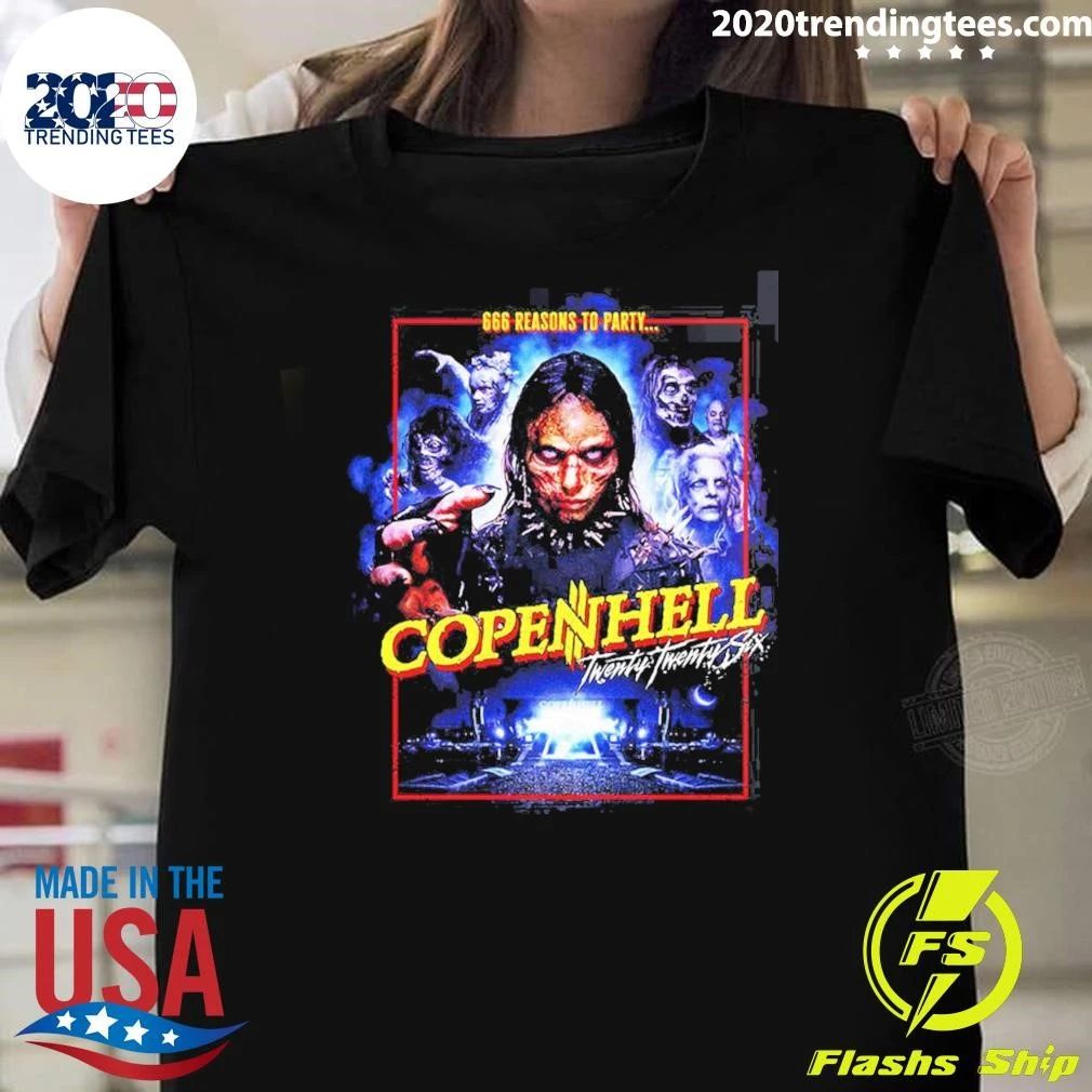 Copenhell Festival 2026 Merch Copenhagen Denmark From 24 To 27 June 2026 Shirt Unisex T-shirt, Sweatshirt, Hoodie, Long Sleeve Tee - T-Shirt, Sweatshirt, Hoodie