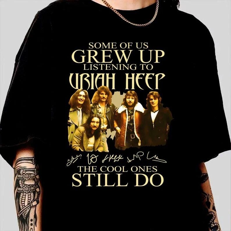 Vintage Uriah Heep T-shirt, Retro Unisex Uriah Heep Shirt, Vintage 90s Uriah Hee Unisex T-shirt, Sweatshirt, Hoodie, Long Sleeve Tee - T-Shirt, Sweatshirt, Hoodie