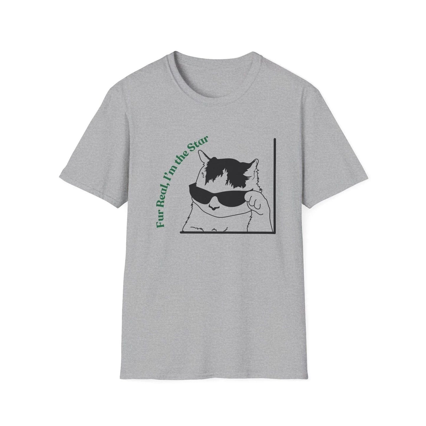I'm The Star | Funny Cat Shirt | Cat Lover | Unisex Softstyle T-Shirt Unisex T-shirt, Sweatshirt, Hoodie, Long Sleeve Tee - T-Shirt, Sweatshirt, Hoodie