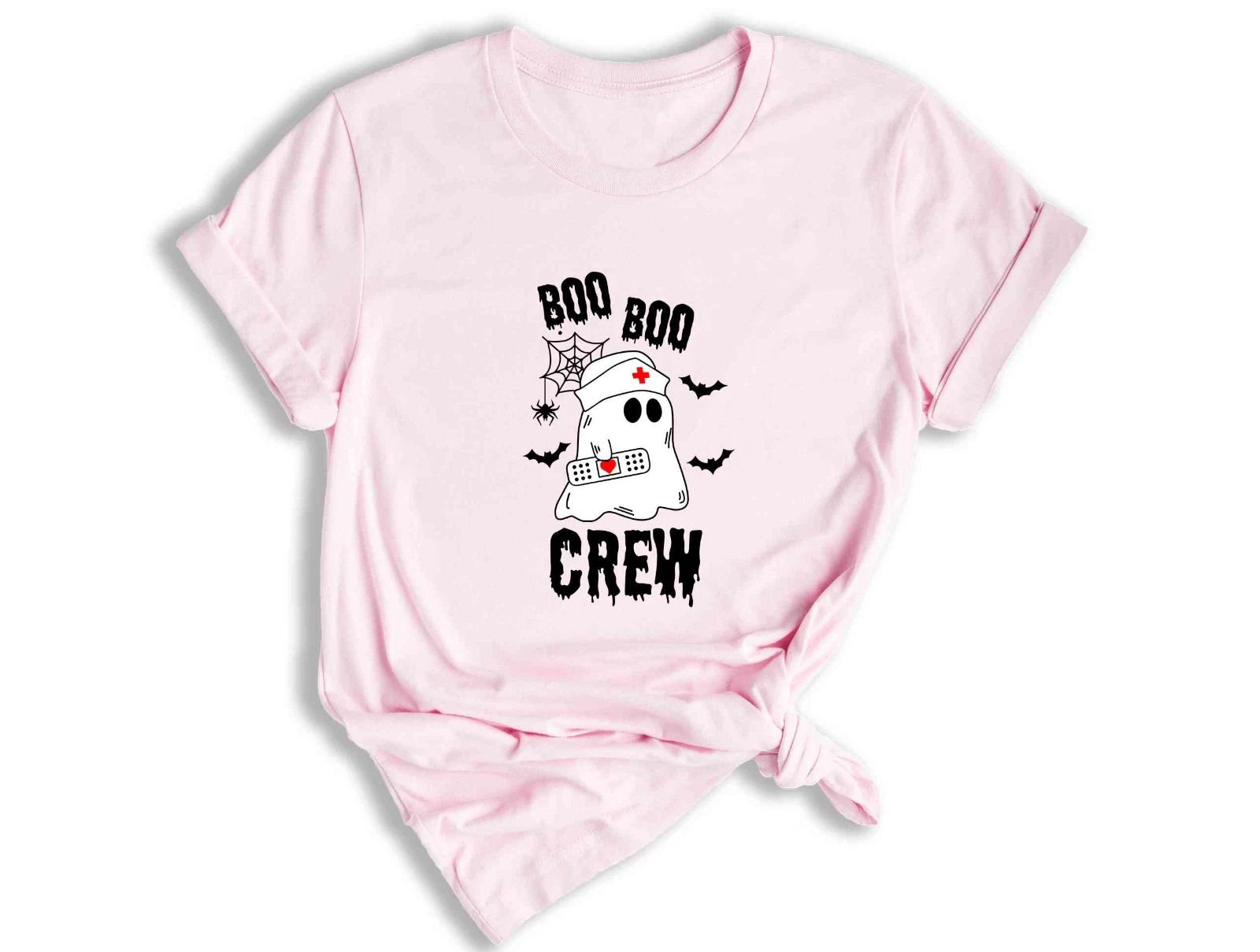 Halloween Nurse Shirt, Boo Boo Crew Shirt, Cute Halloween Shirt Nurse Unisex T-shirt, Sweatshirt, Hoodie, Long Sleeve Tee - T-Shirt, Sweatshirt, Hoodie