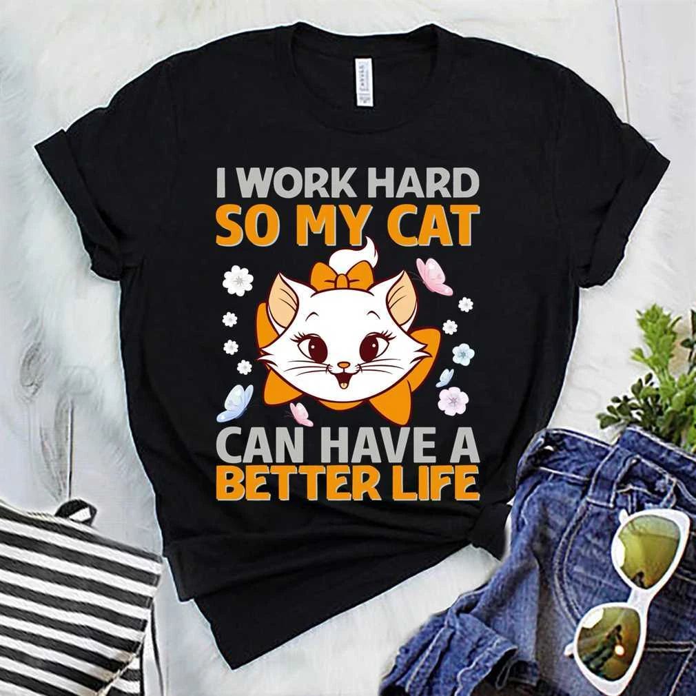 Cute Kitty Lover White Cat T-Shirt Unisex T-shirt, Sweatshirt, Hoodie, Long Sleeve Tee - T-Shirt, Sweatshirt, Hoodie