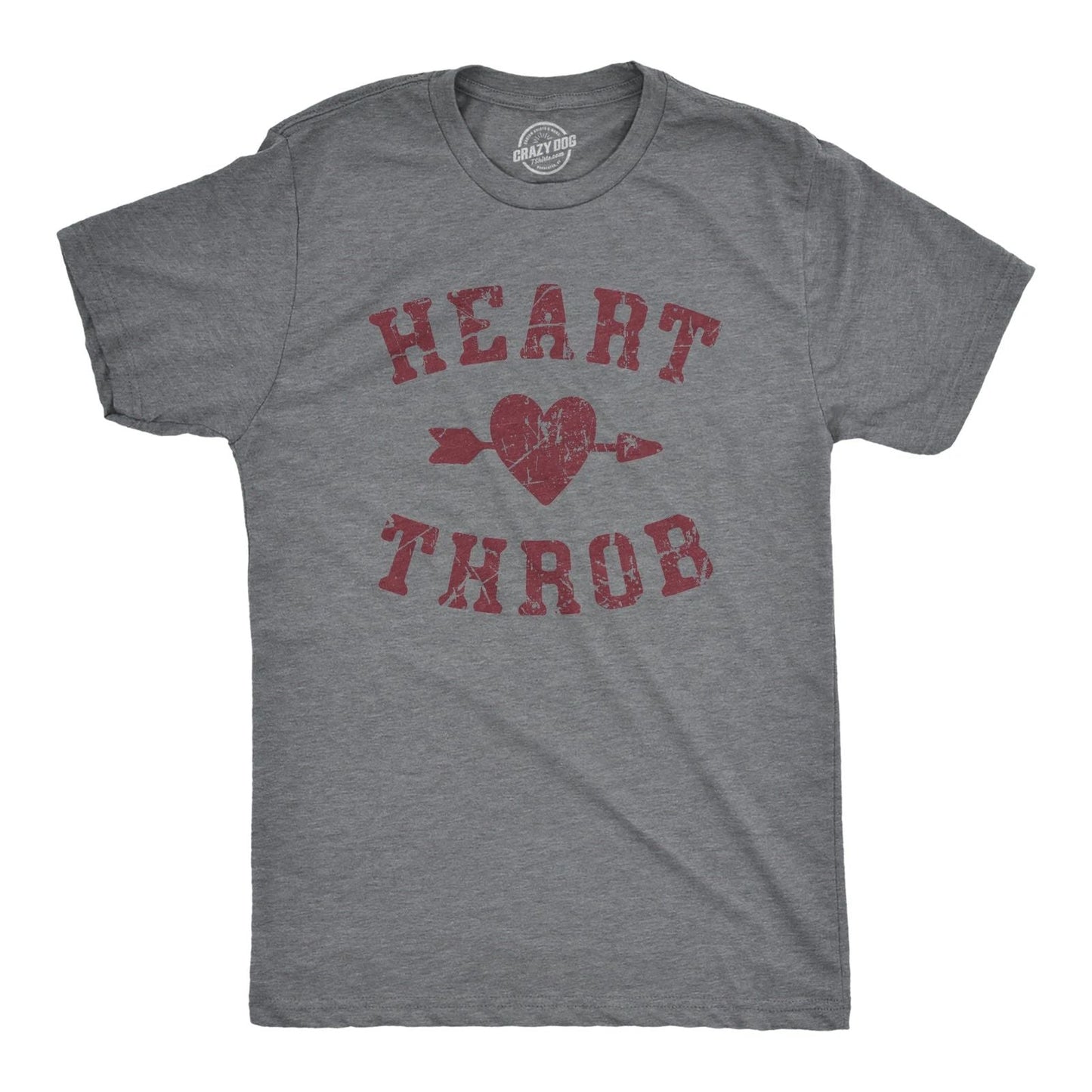 Mens Heart Throb T Shirt Cute Valentines Day Shirt for Men Unisex T-shirt, Sweatshirt, Hoodie, Long Sleeve Tee - T-Shirt, Sweatshirt, Hoodie