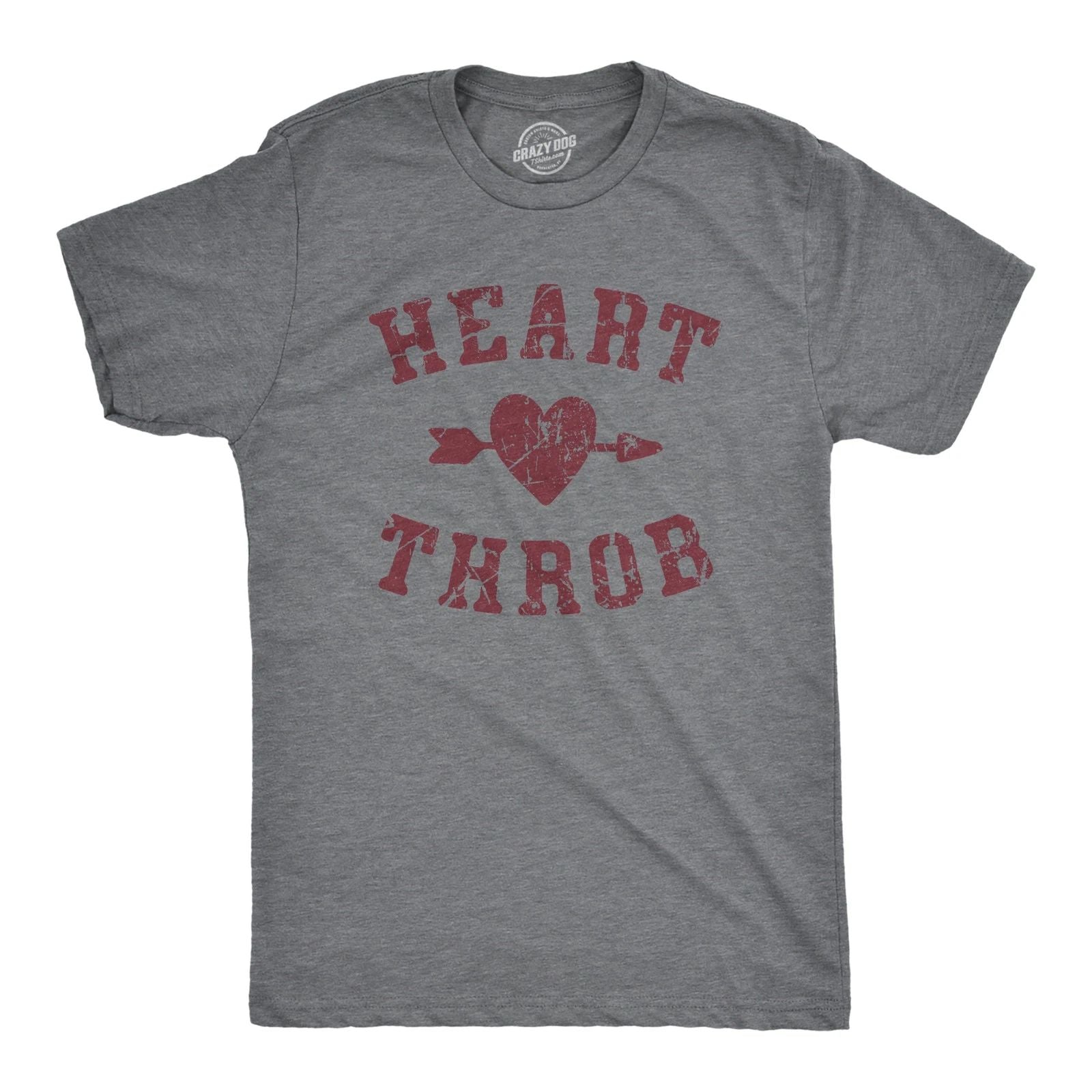 Mens Heart Throb T Shirt Cute Valentines Day Shirt for Men Unisex T-shirt, Sweatshirt, Hoodie, Long Sleeve Tee - T-Shirt, Sweatshirt, Hoodie
