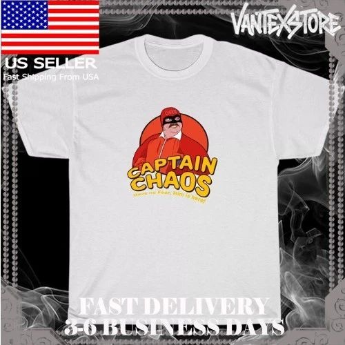 NEW SHIRT CAPTAIN CHAOS LOGO MEN'S T-SHIRT FUNNY AMERICAN USA SIZE S-5XL Unisex T-shirt, Sweatshirt, Hoodie, Long Sleeve Tee - T-Shirt, Sweatshirt, Hoodie