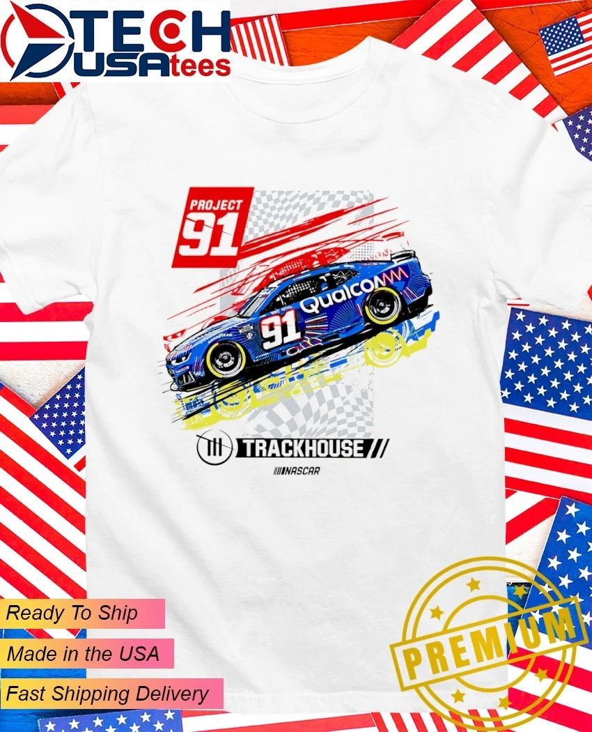 Trackhouse Racing Team Collection Kevin Magnussen Project91 Qualcomm Car shirt Unisex T-shirt, Sweatshirt, Hoodie, Long Sleeve Tee - T-Shirt, Sweatshirt, Hoodie