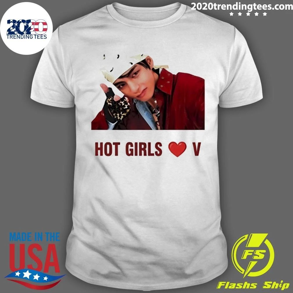 Kim Taehyung Bts Hot Girls Love V Arirang Shirt Unisex T-shirt, Sweatshirt, Hoodie, Long Sleeve Tee - T-Shirt, Sweatshirt, Hoodie