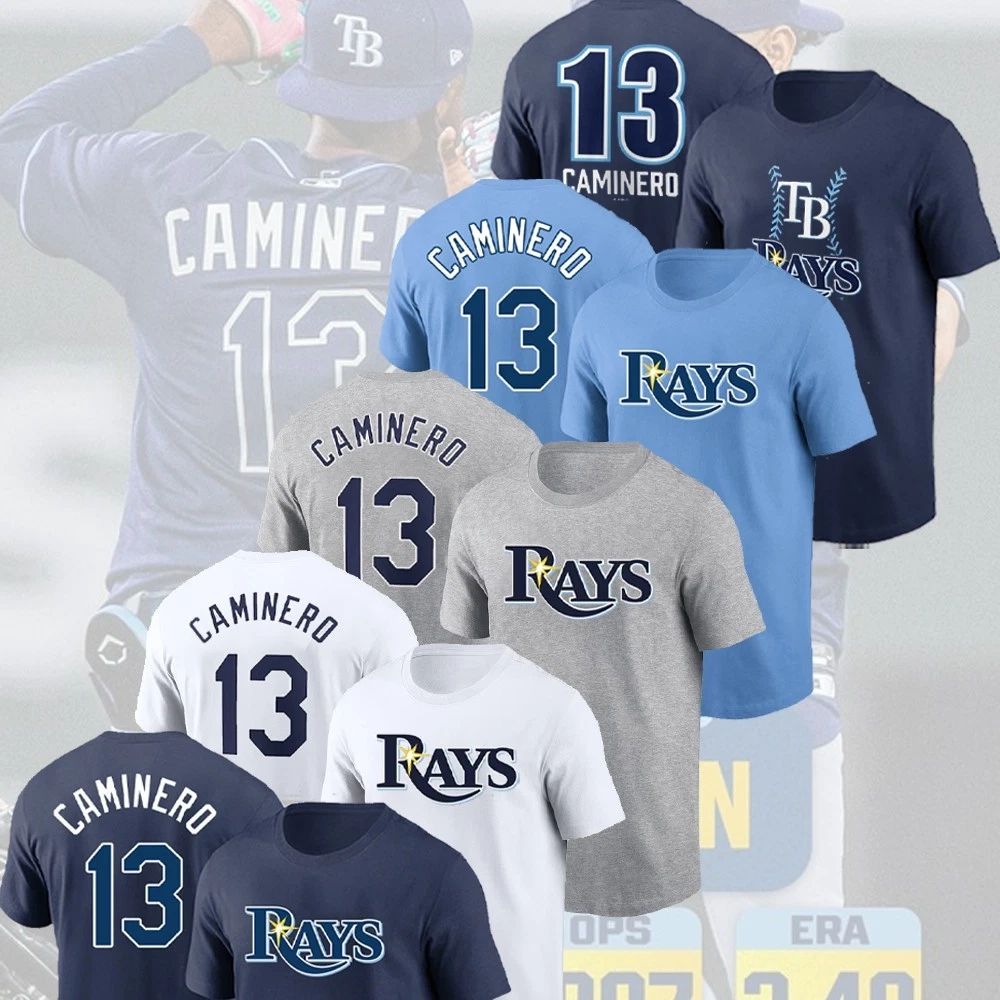 SALE 30%- Junior Caminero #31 Tampa Bay Rays 2025 Name & Number Fans Gift Unisex T-shirt, Sweatshirt, Hoodie, Long Sleeve Tee - T-Shirt, Sweatshirt, Hoodie