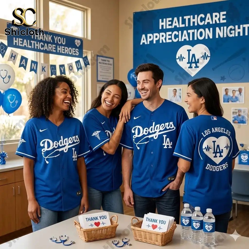 Los Angeles Dodgers Healthcare Appreciation Night Limited Edition Jersey 2026 baseball jersey product view 1