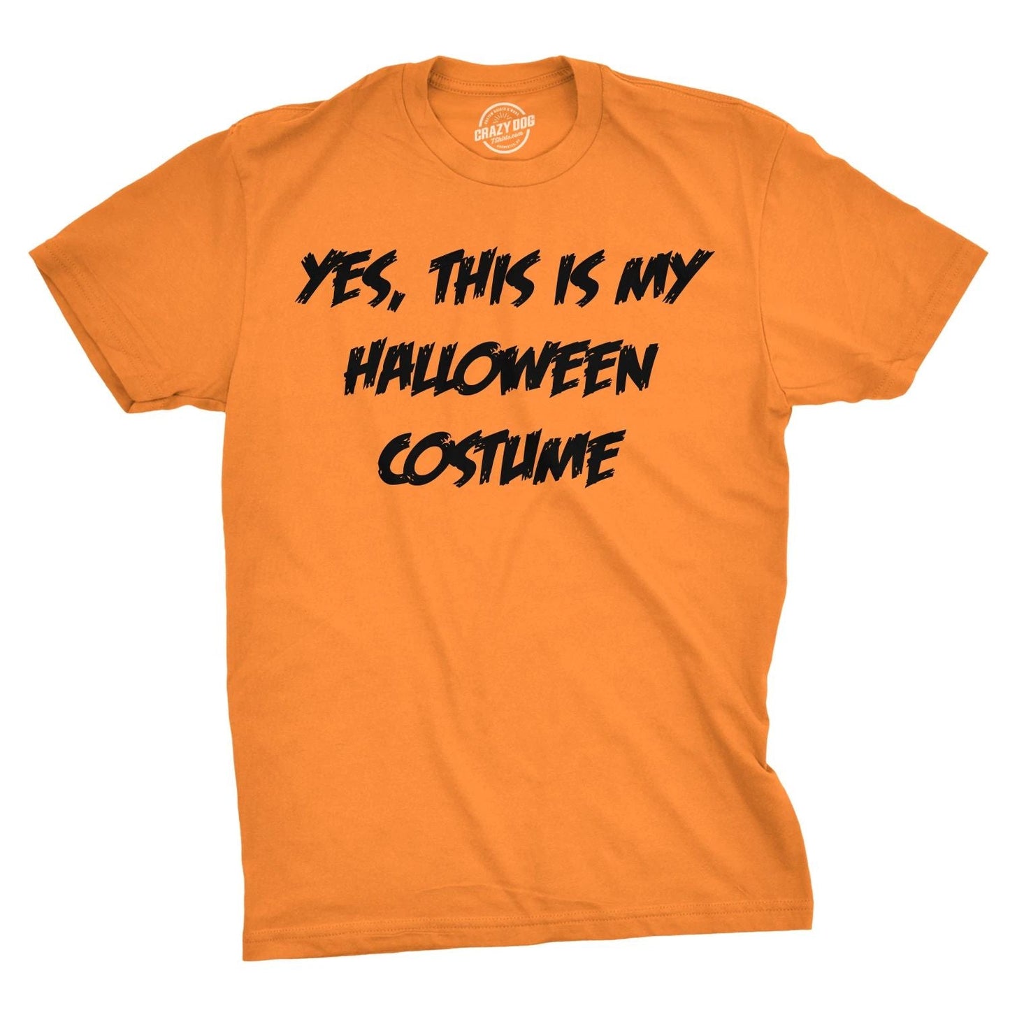 This Is My Halloween Costume T Shirt Funny Fake Parody Text Joke Tee Unisex T-shirt, Sweatshirt, Hoodie, Long Sleeve Tee - T-Shirt, Sweatshirt, Hoodie