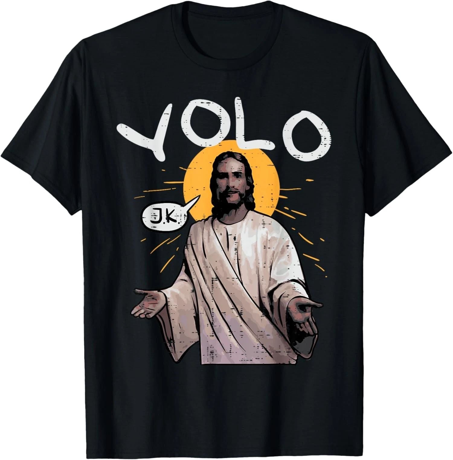 Easter Day Yolo Jk Jesus Funny Religious Christian Unisex T-Shirt Unisex T-shirt, Sweatshirt, Hoodie, Long Sleeve Tee - T-Shirt, Sweatshirt, Hoodie