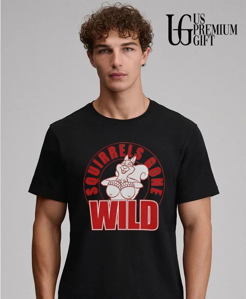 Squirrels Gone Wild - Adult & Kids T-Shirts, Sweatshirts & Hoodies apparel design preview 3