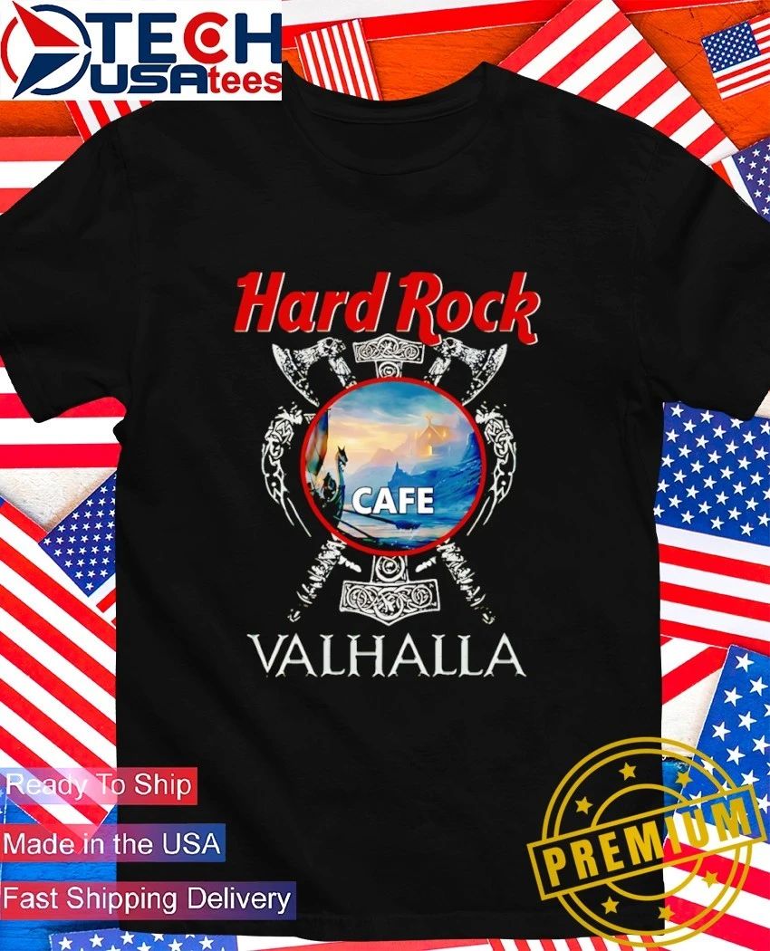 Hard Rock Cafe Valhalla shirt Unisex T-shirt, Sweatshirt, Hoodie, Long Sleeve Tee - T-Shirt, Sweatshirt, Hoodie