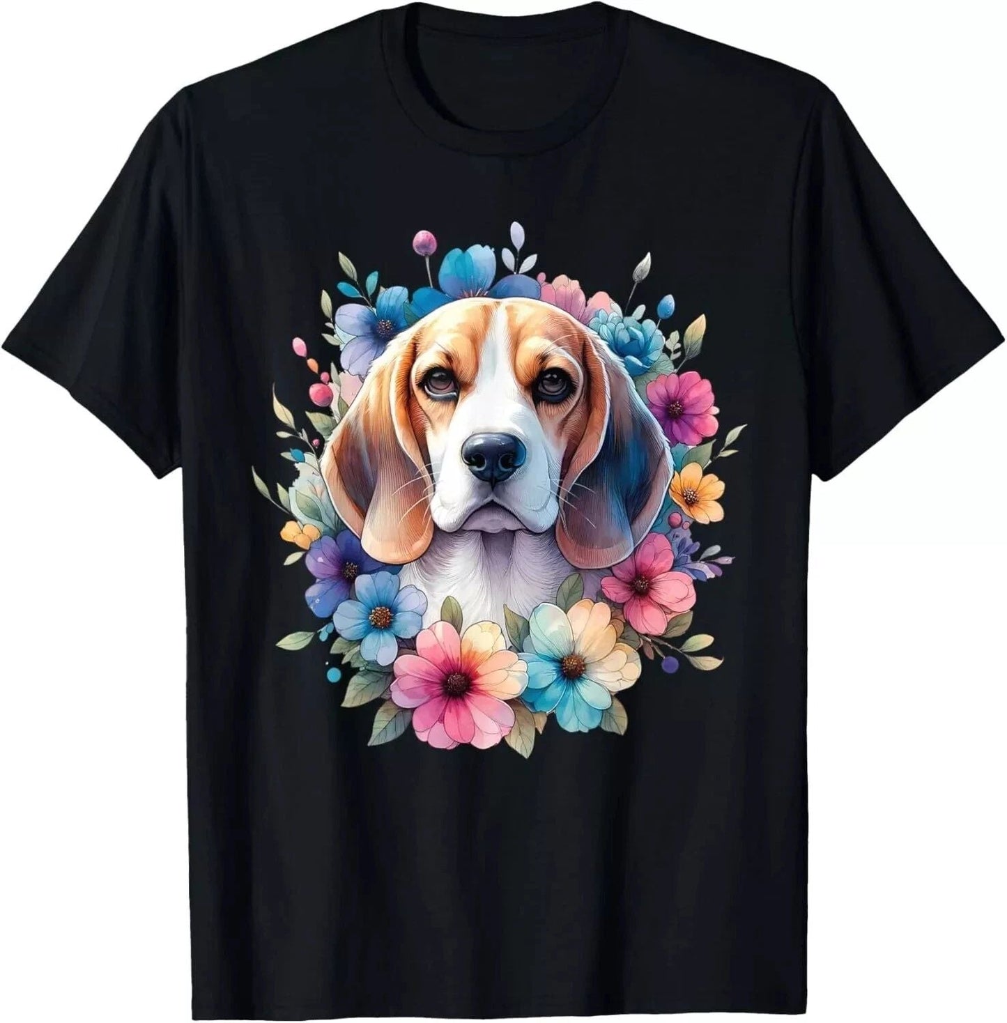 Floral Beagle Mom Dog Lovers Cute Mama Puppy Mother's Day T-Shirt Unisex T-shirt, Sweatshirt, Hoodie, Long Sleeve Tee - T-Shirt, Sweatshirt, Hoodie