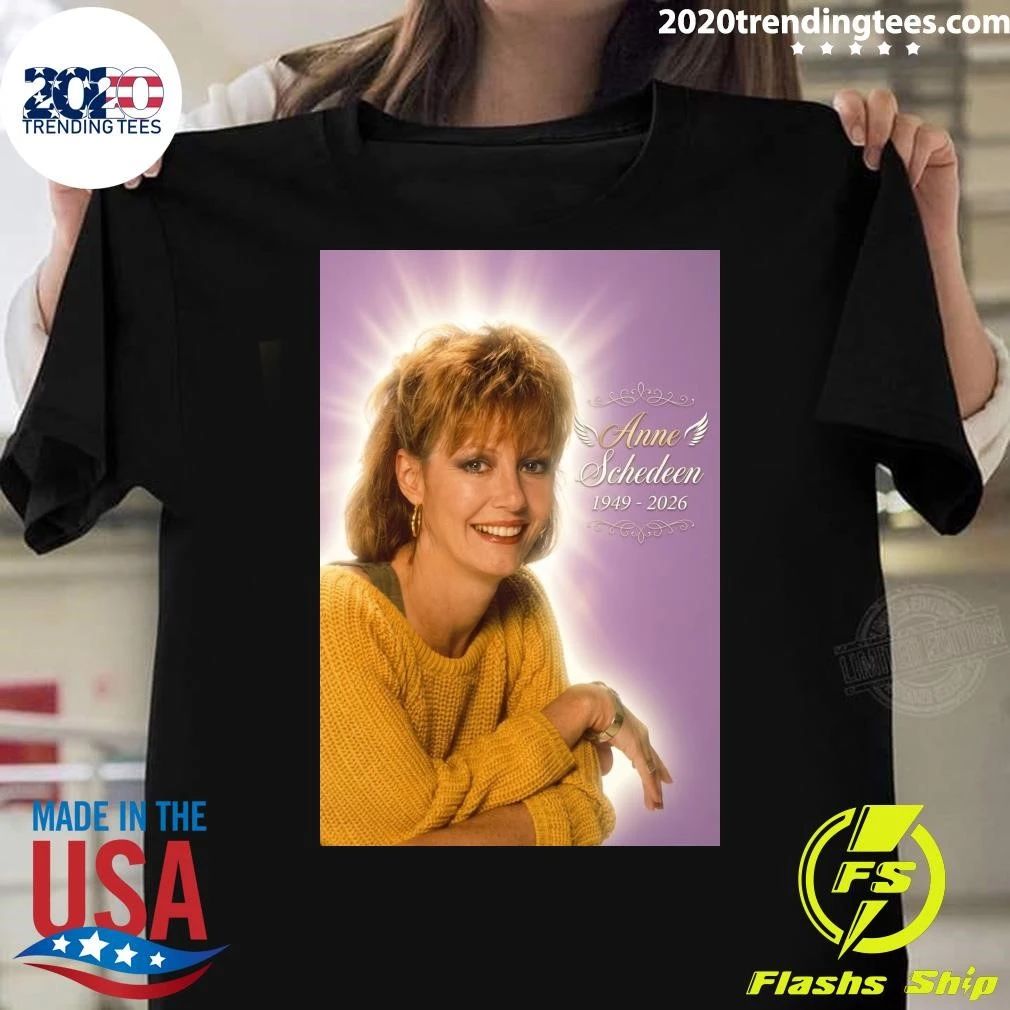 Rip Anne Schedeen 1949-2026 Shirt Unisex T-shirt, Sweatshirt, Hoodie, Long Sleeve Tee - T-Shirt, Sweatshirt, Hoodie
