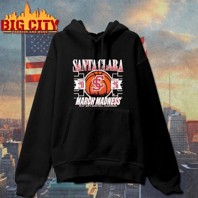 March Madness Santa Clara Broncos 2026 NCAA men's - Adult & Kids T-Shirts, Sweatshirts & Hoodies apparel design preview 2