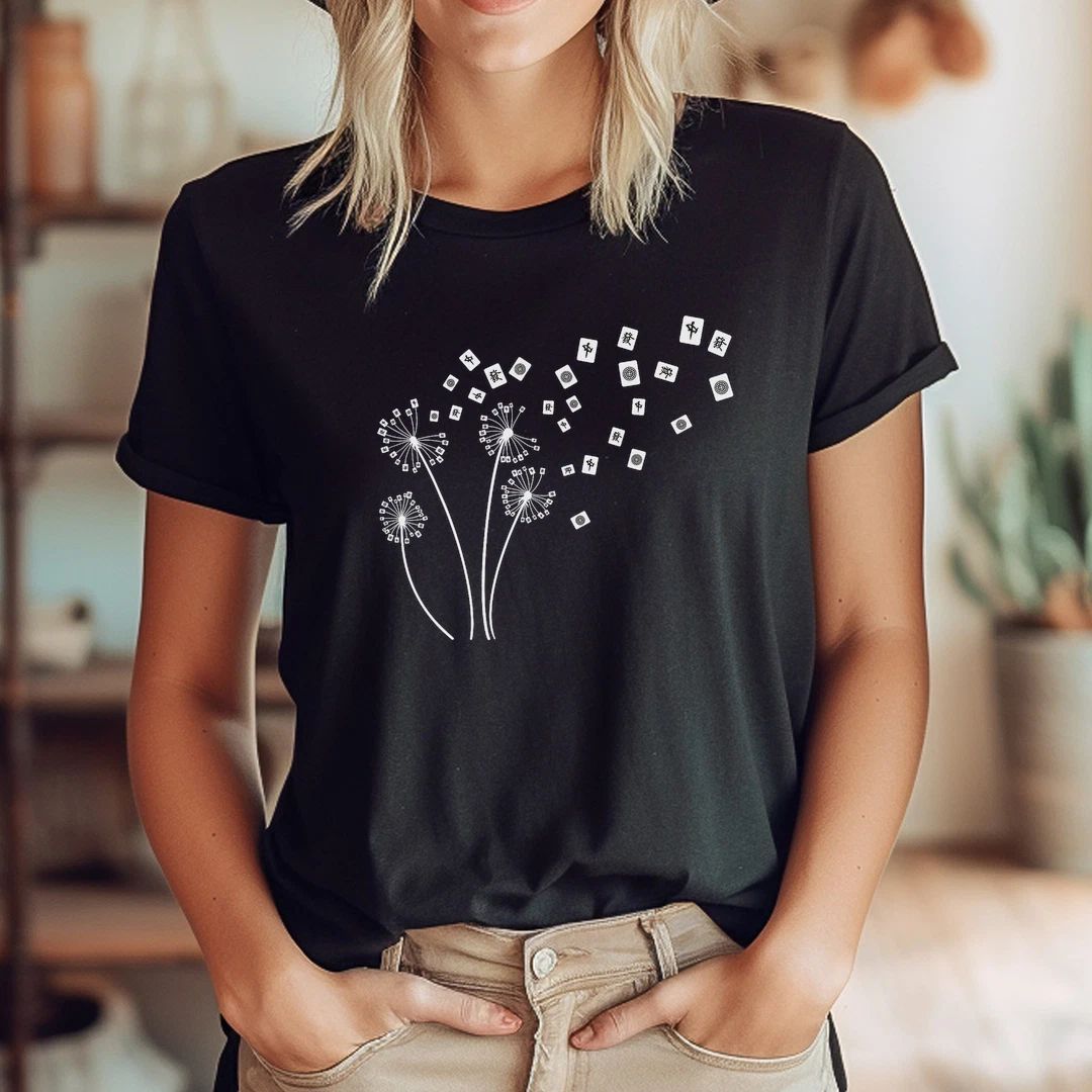 Mahjong for Women Player Funny Cads Tiles Chinese Tile Game T-Shirt Unisex T-shirt, Sweatshirt, Hoodie, Long Sleeve Tee - T-Shirt, Sweatshirt, Hoodie