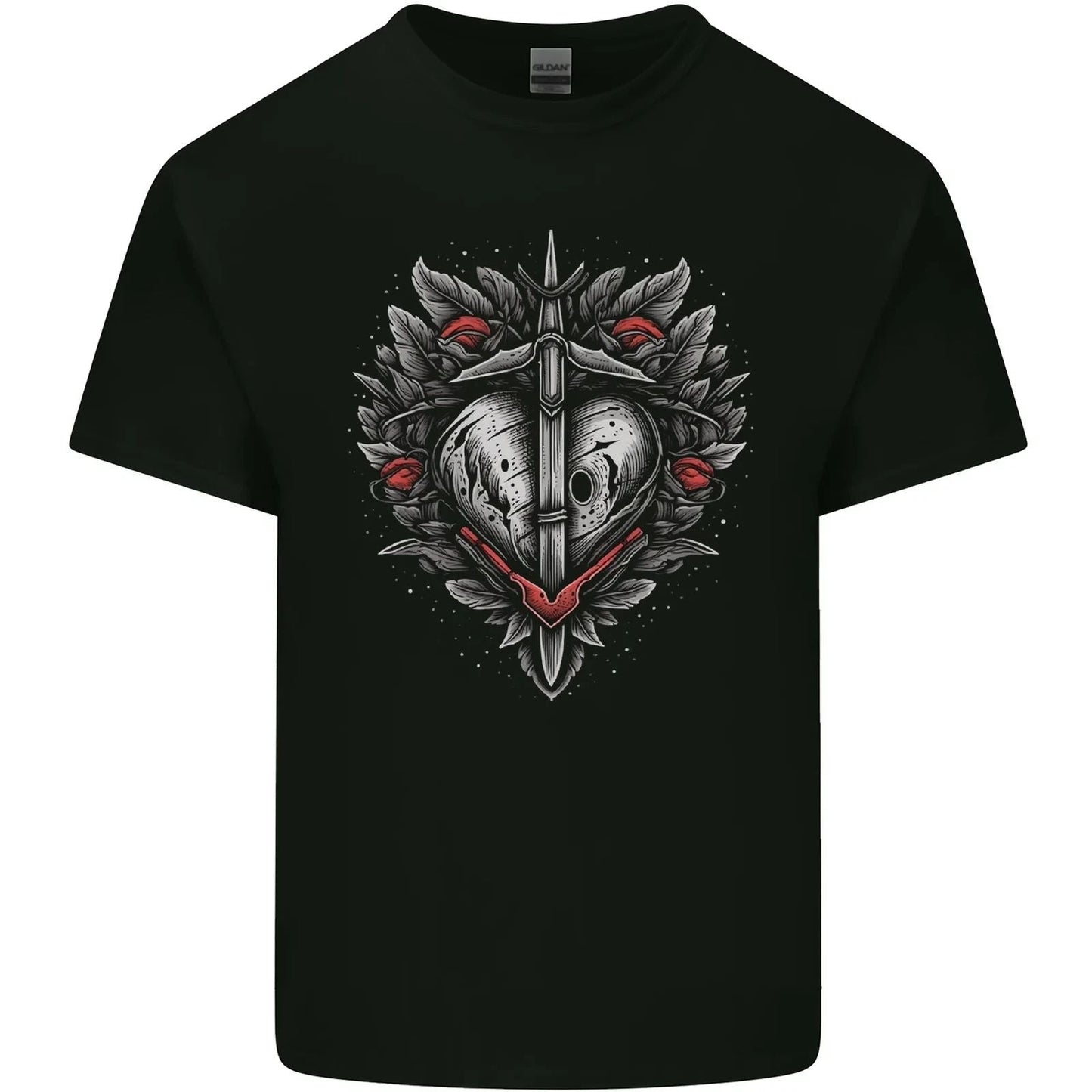 Fantasy Heart & Sword Mens Light Cotton T-Shirt Unisex T-shirt, Sweatshirt, Hoodie, Long Sleeve Tee - T-Shirt, Sweatshirt, Hoodie