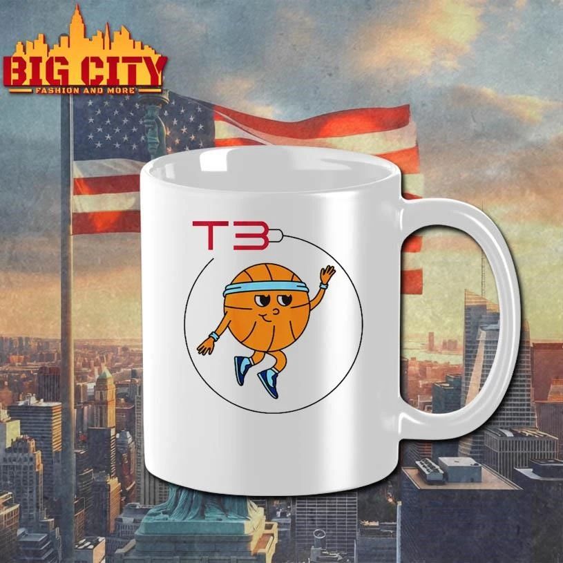 T3 Basketball Logo - Adult & Kids T-Shirts, Sweatshirts & Hoodies apparel design preview 3