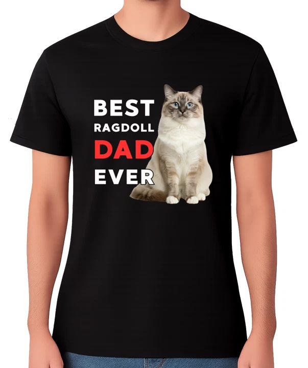 Best Ragdoll Dad Ever T-Shirt Cat Lover Gift Men's Tee Unisex T-shirt, Sweatshirt, Hoodie, Long Sleeve Tee - T-Shirt, Sweatshirt, Hoodie