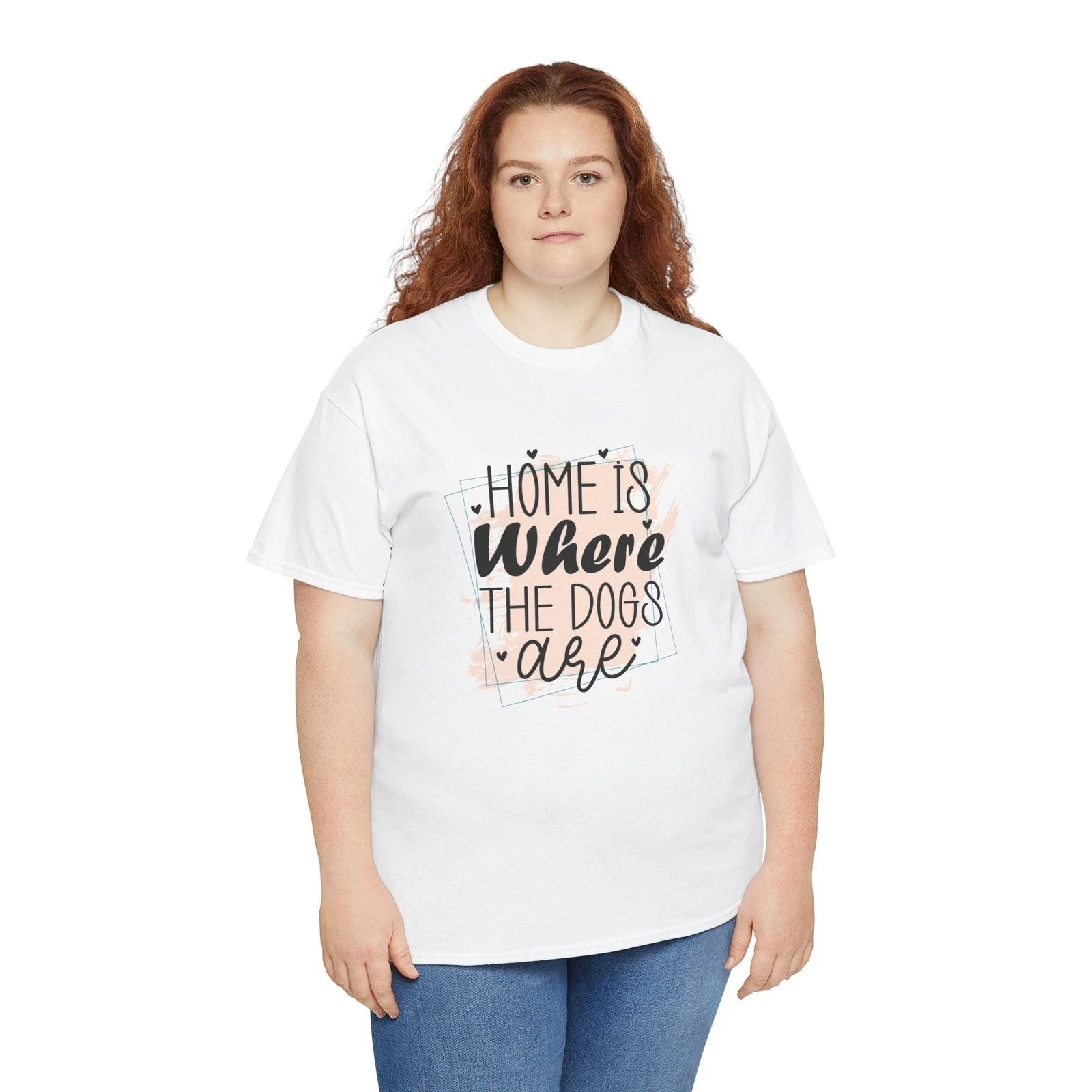 Home Is Where The Dogs Are T-Shirt  Funny Puppy Lover Paw Print Tee Unisex T-shirt, Sweatshirt, Hoodie, Long Sleeve Tee - T-Shirt, Sweatshirt, Hoodie