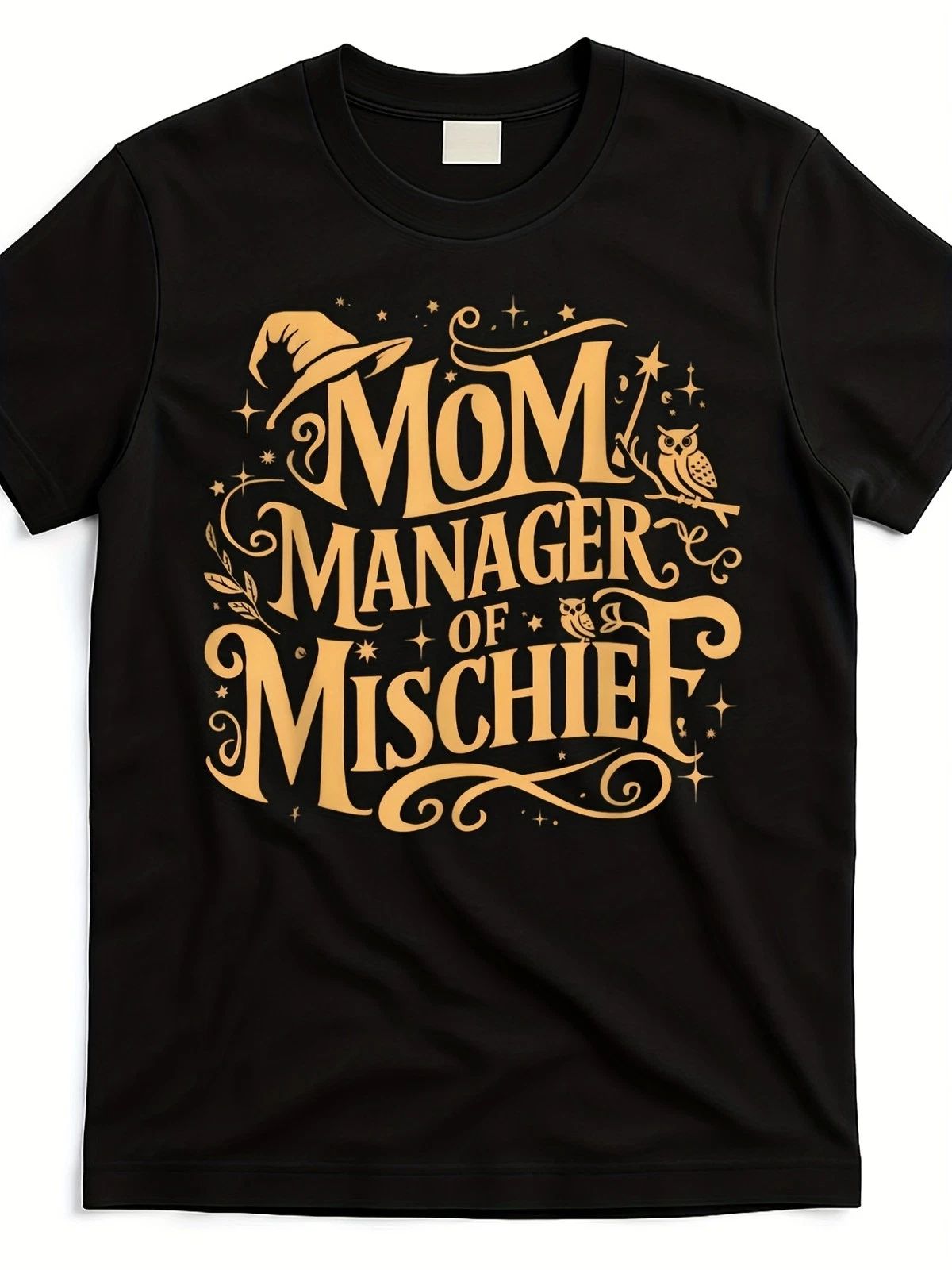 Magical Mom Manager of Mischief T-Shirt - 2025 Mother's Day Gift, Unisex 220gs Unisex T-shirt, Sweatshirt, Hoodie, Long Sleeve Tee - T-Shirt, Sweatshirt, Hoodie