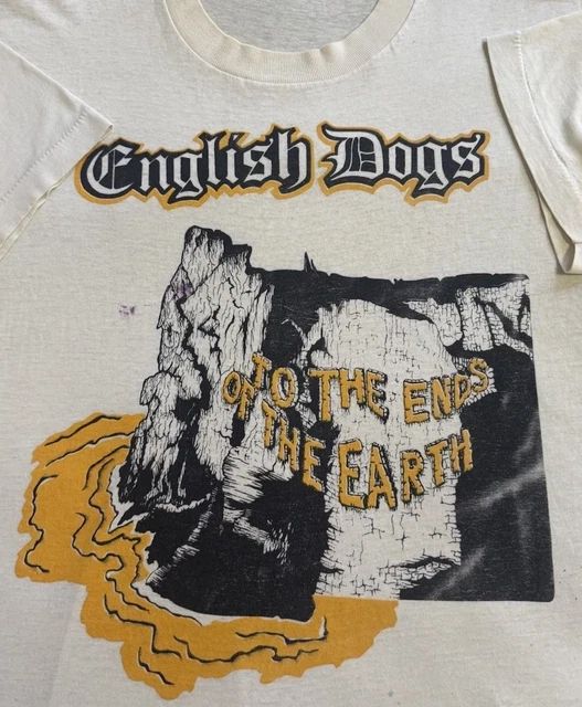 Vintage ENGLISH DOGS band T-Shirt  Full Size S to 5XL IM0694 Unisex T-shirt, Sweatshirt, Hoodie, Long Sleeve Tee - T-Shirt, Sweatshirt, Hoodie