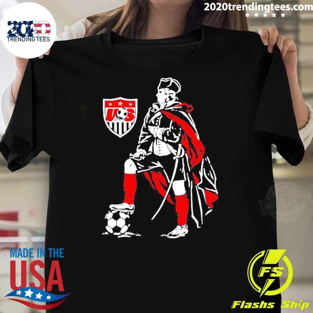 U.s. Soccer Patriot Paint Graphic Shirt Unisex T-shirt, Sweatshirt, Hoodie, Long Sleeve Tee - T-Shirt, Sweatshirt, Hoodie